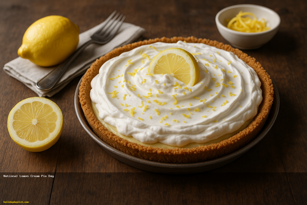 National Lemon Cream Pie Day
